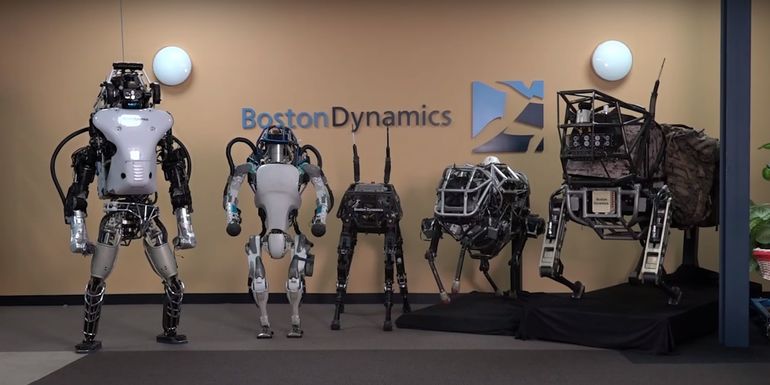 Современные роботы boston dynamics